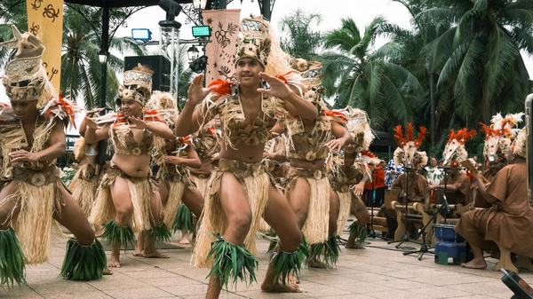 Matari’i Ni’a celebration during the float parades held in Pape'ete, Tāhiti