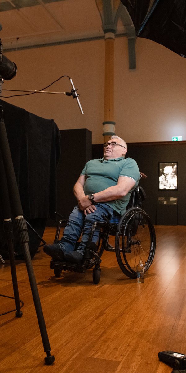 Behind the scenes of Uncle John filming interviews for Ask an Elder, education programs, and about his role in the Australian Museum <i>Unfinished Business</i> exhibition.