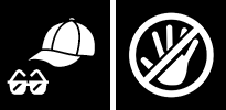 Visual Story, hat and no touching icon