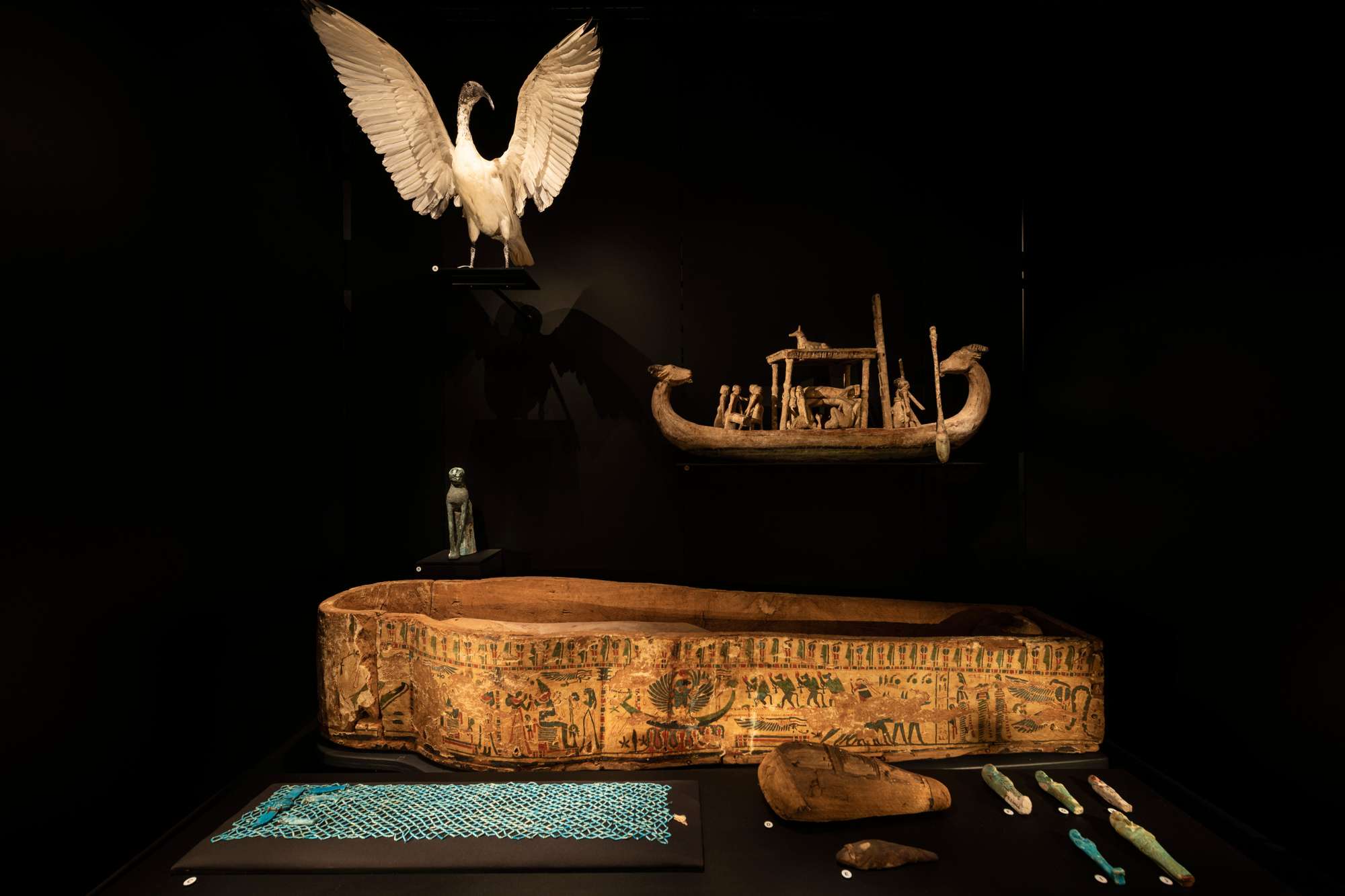 Theban mummy & coffin