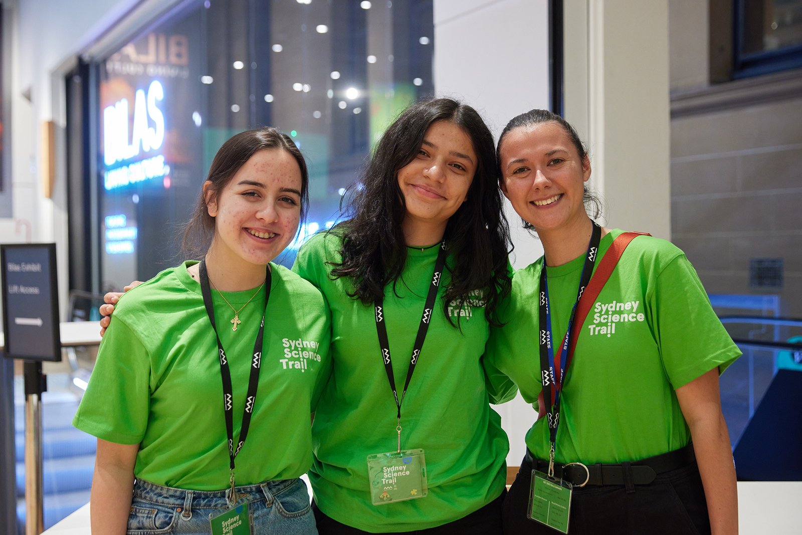 Volunteers at the 2023 Sydney Science Trail Community Day at the Australian Museum