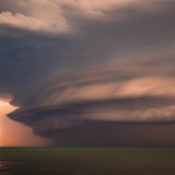 <i>2025 Australian Geographic Nature Photographer of the Year</i>
<p>Winner Landscape: The Beast by Darren Wassell, Kabi Kabi Country, Kings Beach, Queensland.
<p><i>I love the raw power and beauty of storms. Watching this severe storm making its way to me, I was filled with excitement and anticipation. To capture the only CG (cloud-to-ground) bolt to come from this amazing shelf cloud was absolute bliss. Once again, thank you Mother Nature!</i>