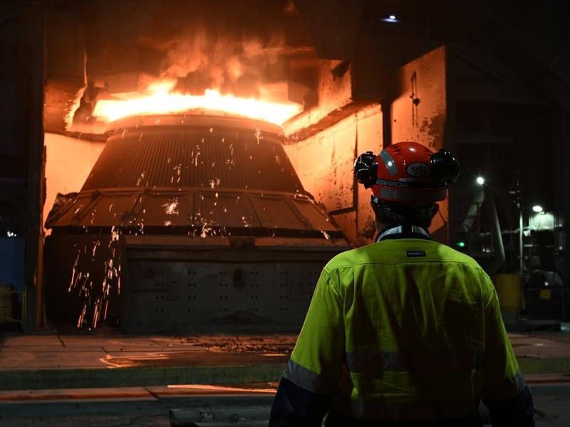 BlueScope Steelworks in Port Kembla, Wollongong, NSW