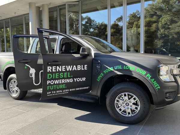 Renewable diesel vehicle at Australian Renewable Fuels Week