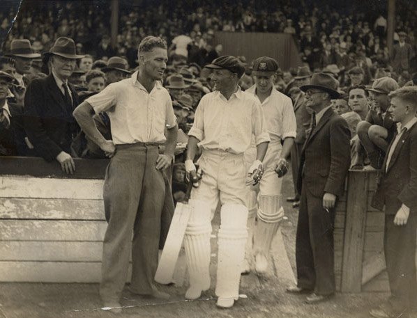 Donald Bradman enters Newcastle’s No 1 Sportsground