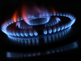 A kitchen gas stove burner at a residential property in Melbourne