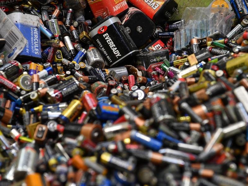 A file photo of batteries