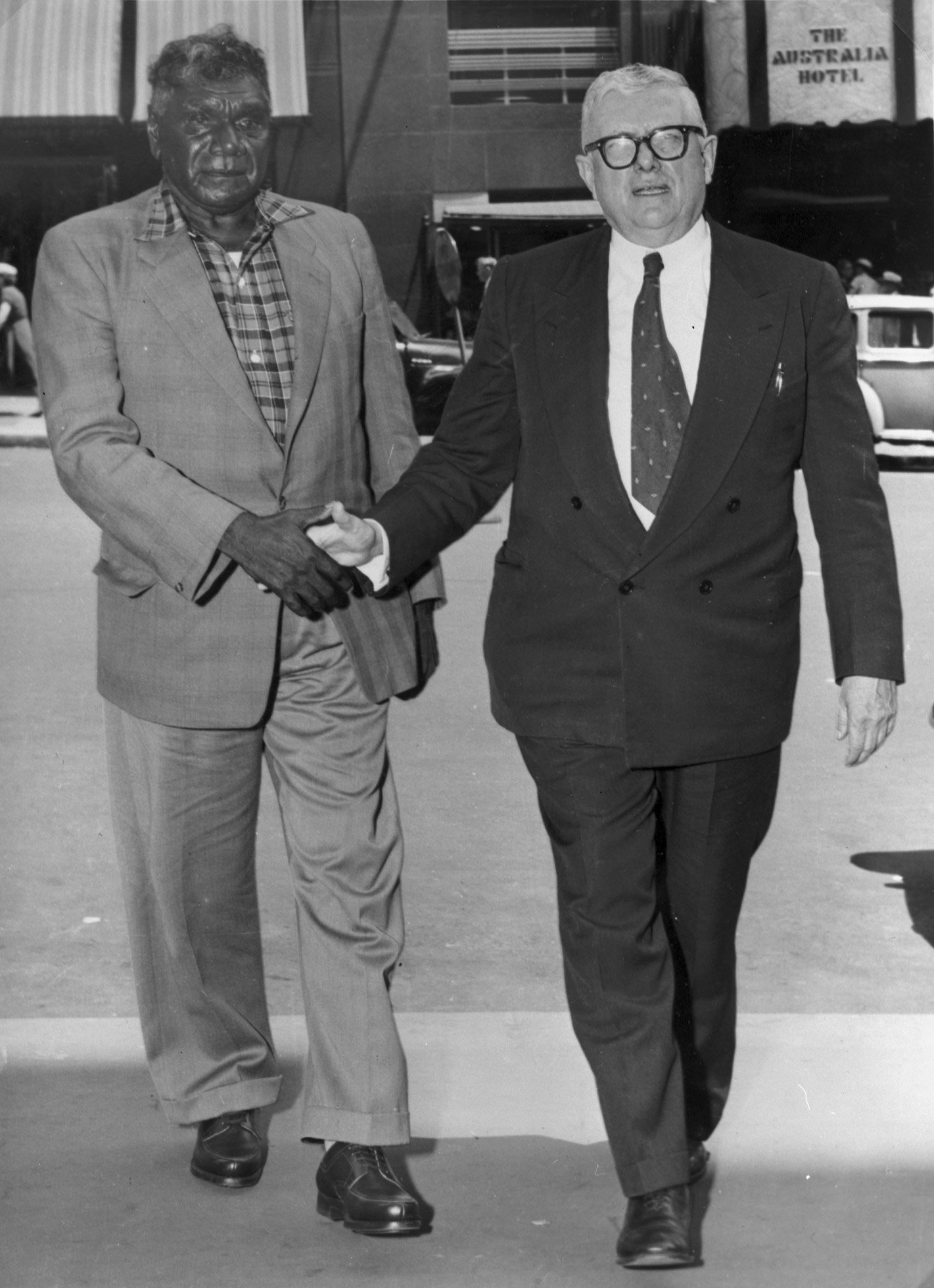 Albert Namatjira and Dr Herbert Vere Evatt