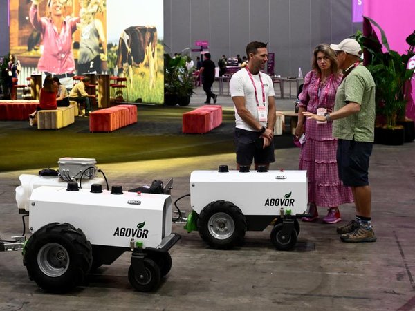 Exhibition space during the Evoke Ag Conference