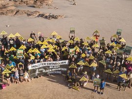 Anti-fracking rally in Broome