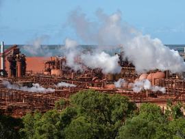 Rio Tinto's alumina refinery in Gladstone