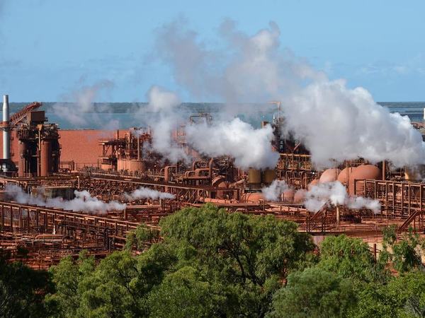 Rio Tinto's alumina refinery in Gladstone