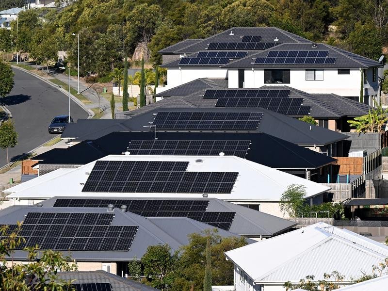 Homes with solar panels in Brisbane