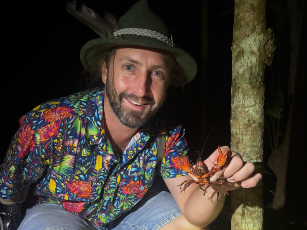 Tom Covel, ecologist, entertainer and committed conservationist.