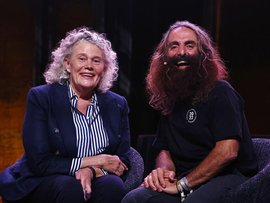Fiona Simson and Costa Georgiadis