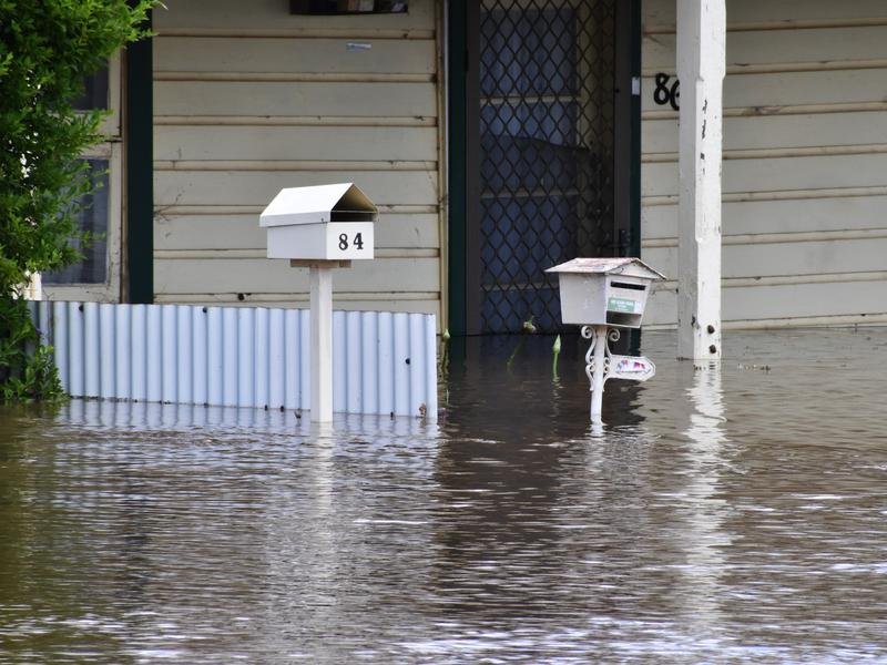 Letterboxes at flood homes