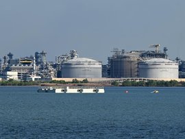 LNG processing facilities in Darwin (file image)