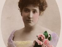 Nellie Melba, portrait coloured