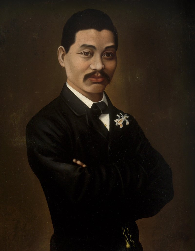 Mei Quong Tart, oil painting