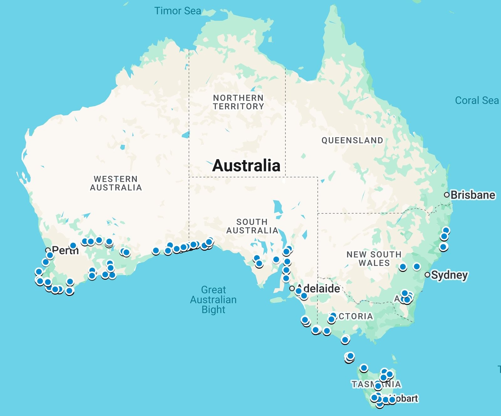 Punctid collection map