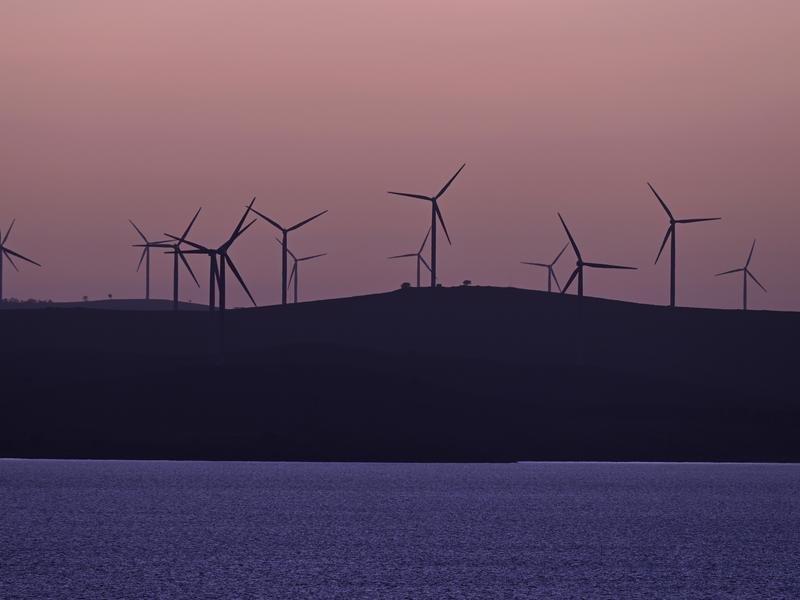 Power-generating wind turbines