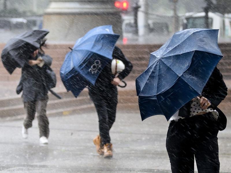 Intense rain in Sydney