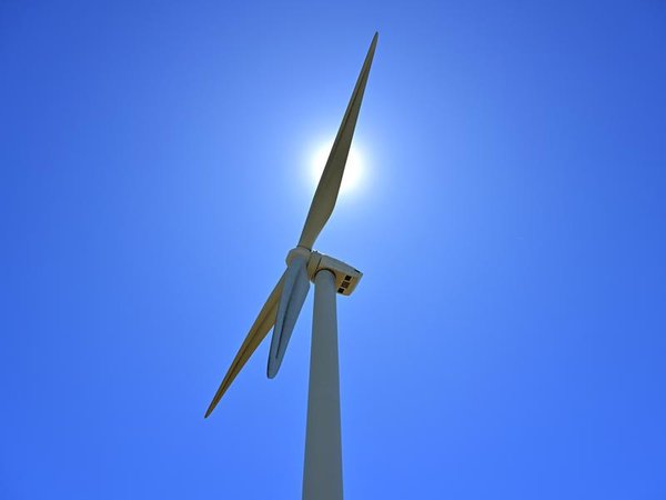 A wind turbine (file image)