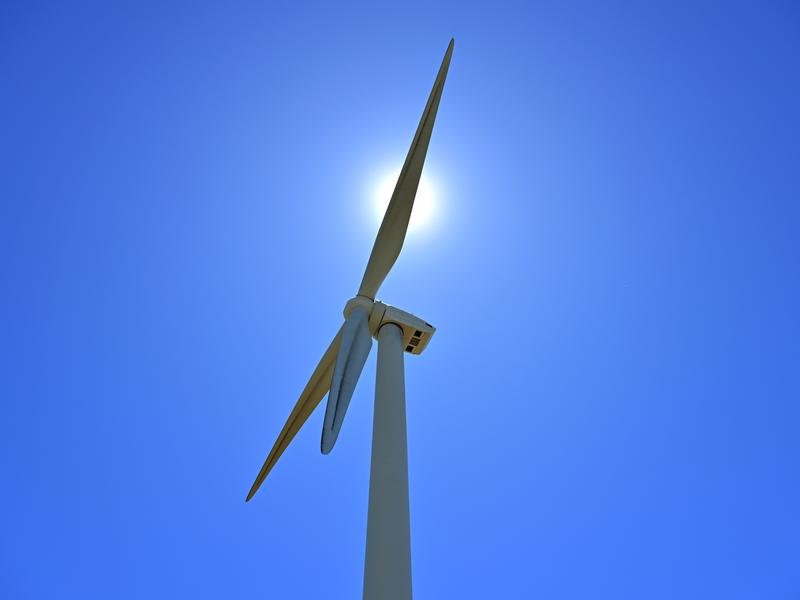 A wind turbine (file image)