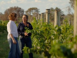 Four Winds Vineyard's Sarah Collingwood and Goterra CEO Olympia Yarger