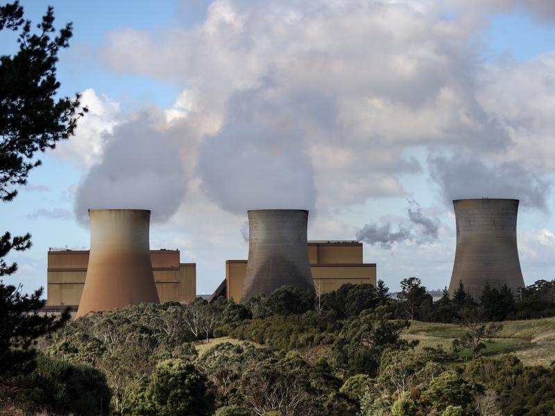 A coal-fifred power plant in Australia (file)
